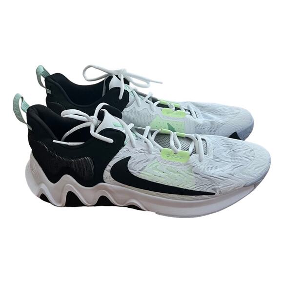 Nike Giannis Immortality 2 Basketball Sneakers In White / Black / Volt Size 18 main image 14